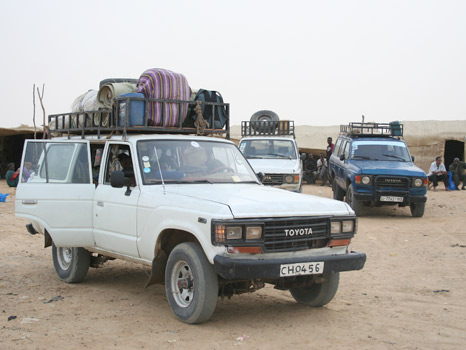 Transporte 4X4 desde Tombuctu até Mopti, Táxi em Mali
