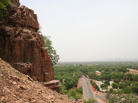 Top View over Bamako in Mali